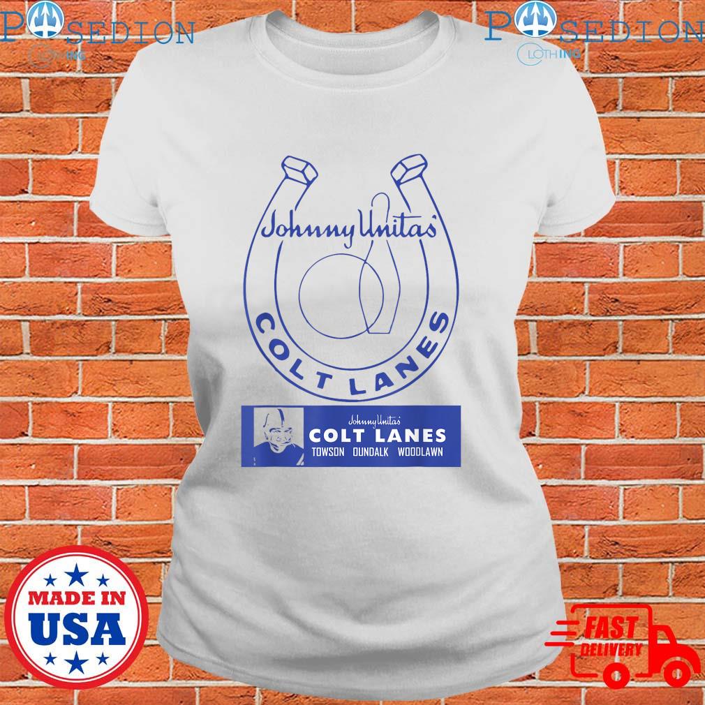 Johnny Unitas Colt Lanes Maryland Bowling Alley T-Shirts, hoodie, sweater,  long sleeve and tank top