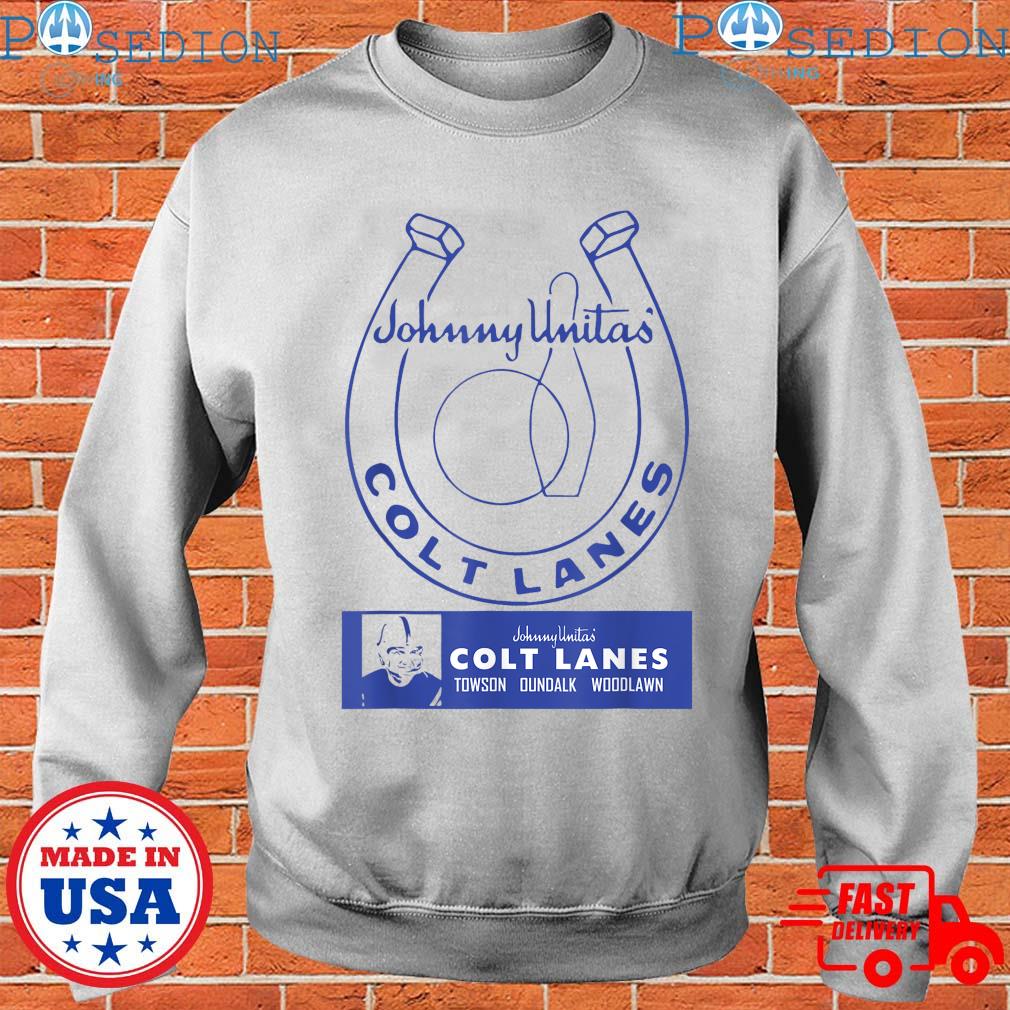 Official johnny Unitas Colt Lanes Maryland Bowling Alley T-Shirts, hoodie,  sweater, long sleeve and tank top