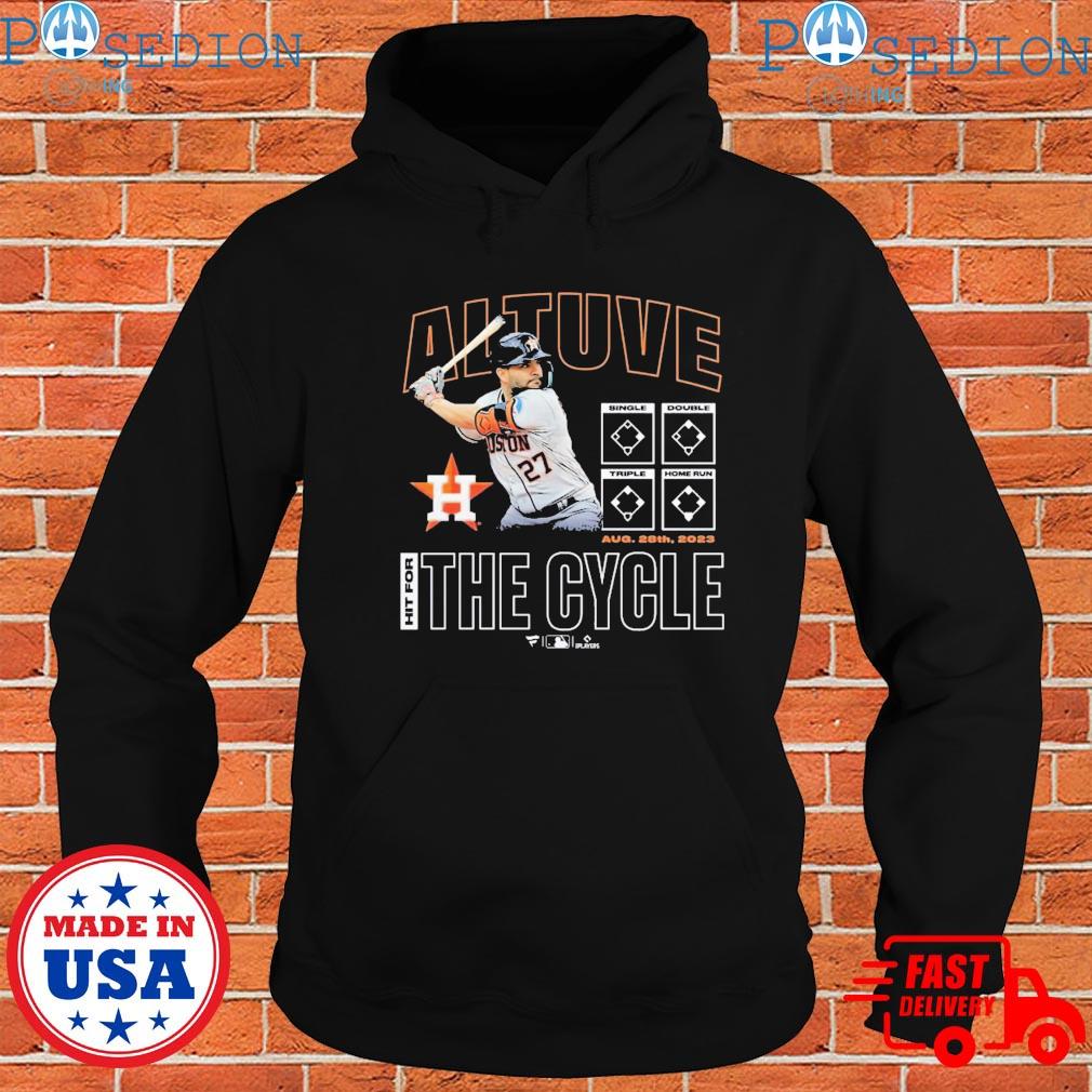 Original Jose Altuve Houston Astros Hit For The Cycle 2023 T-shirt,Sweater,  Hoodie, And Long Sleeved, Ladies, Tank Top
