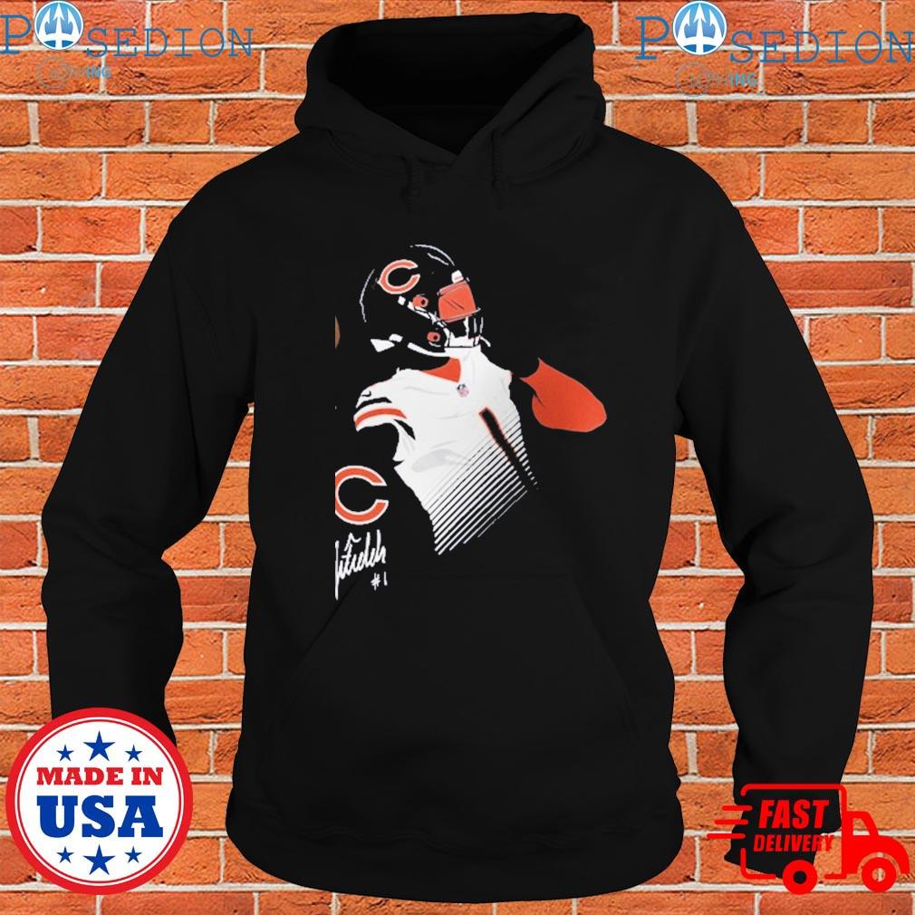 Official chicago Bears Justin Fields T-Shirt, hoodie, tank top, sweater and  long sleeve t-shirt