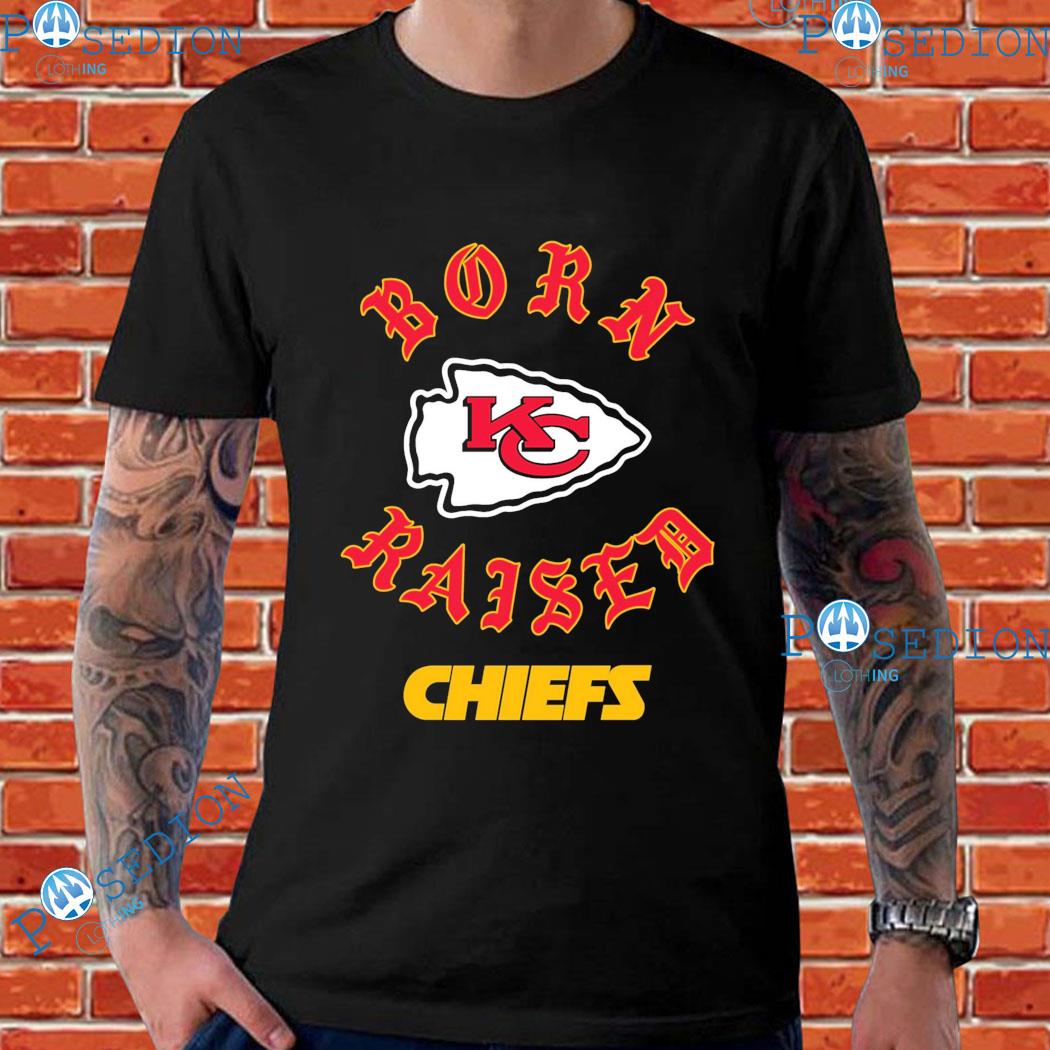 Official Kansas city Chiefs born x raised T-shirt, hoodie, tank