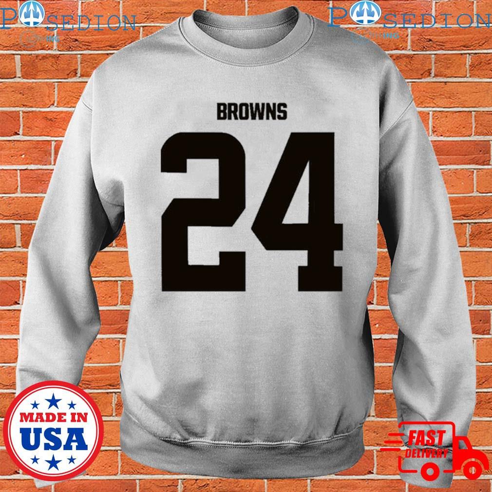 Kareem Hunt Nick Chubb 24 Browns T-Shirt, Custom prints store