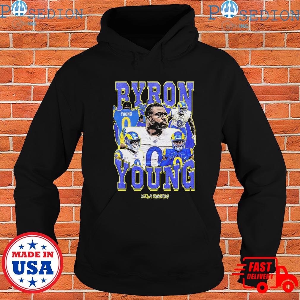 Byron Young Los Angeles Rams vintage shirt, hoodie, sweater, long