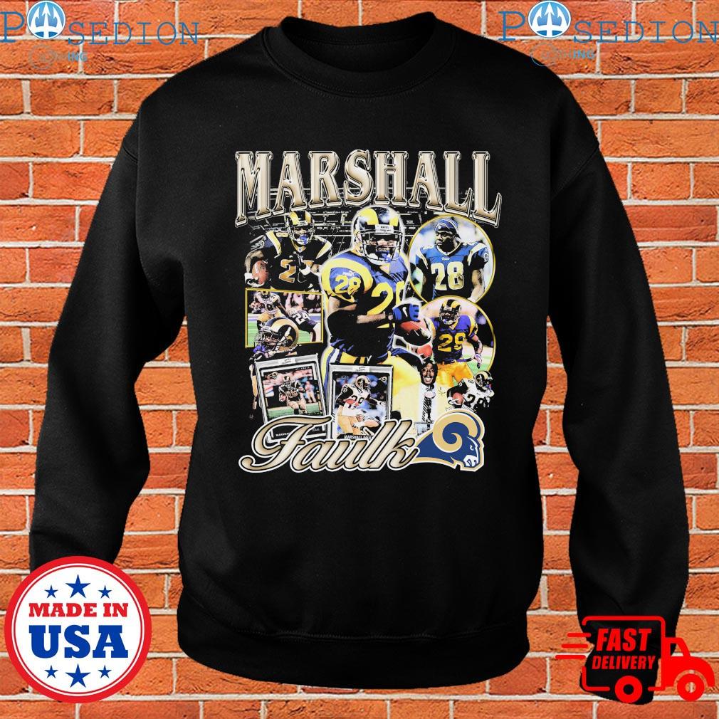Los Angeles Rams NFL Champion Vintage Marshall Faulk Jersey