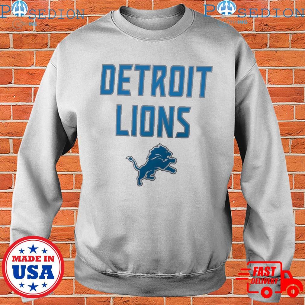 Mens Grey Detroit Lions Big & Tall