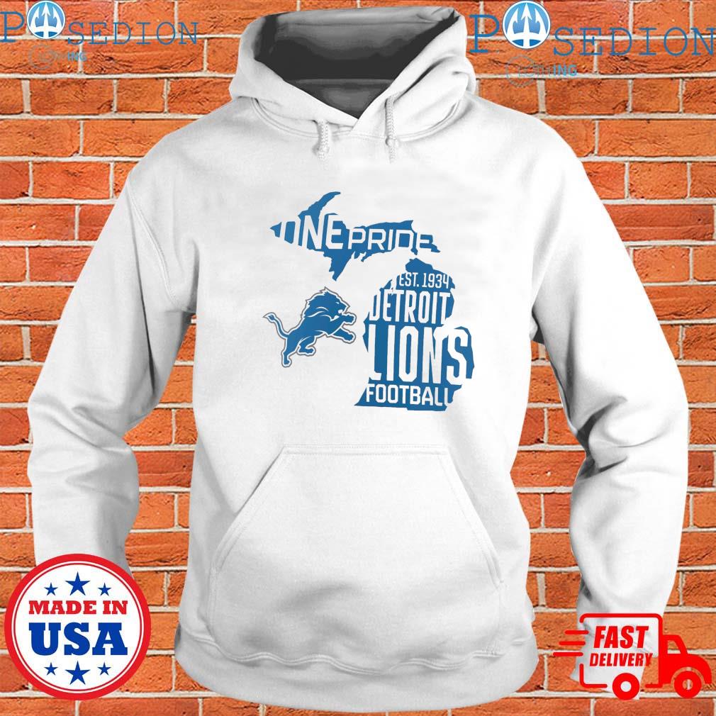 Detroit Football Est 1934 Lions Shirt, hoodie, sweater, long