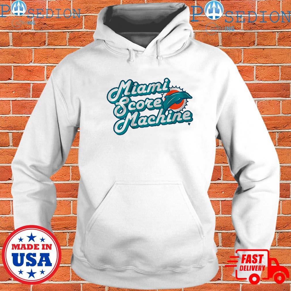 Miami score machine Miami Dolphins football shirt, hoodie, sweater