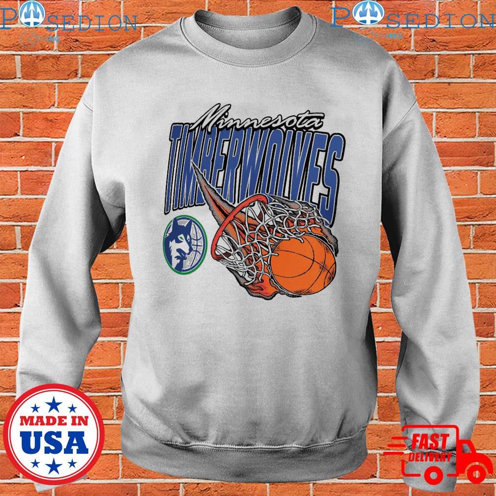 Official minnesota Timberwolves 35th Anniversary Hardwood Classics Banner  Tri-Blend T-Shirt, hoodie, sweater, long sleeve and tank top