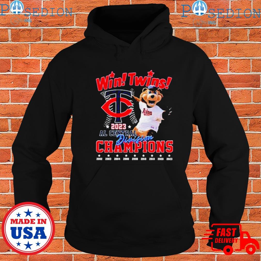 Official Minnesota 2023 Twins Al Central Division Champions Logo Shirt,  hoodie, sweater, long sleeve and tank top