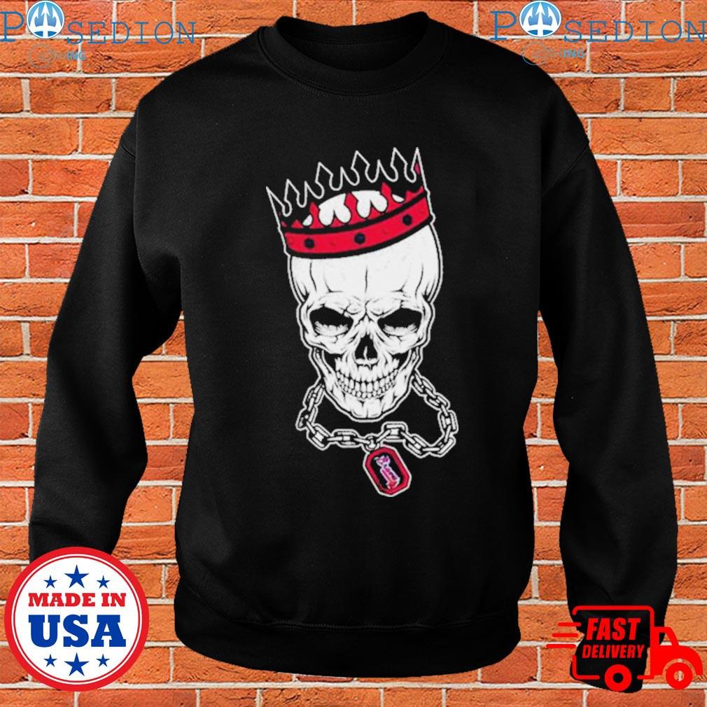 MLB Atlanta Braves Skull Rock With Crown 2023 T-Shirts, hoodie