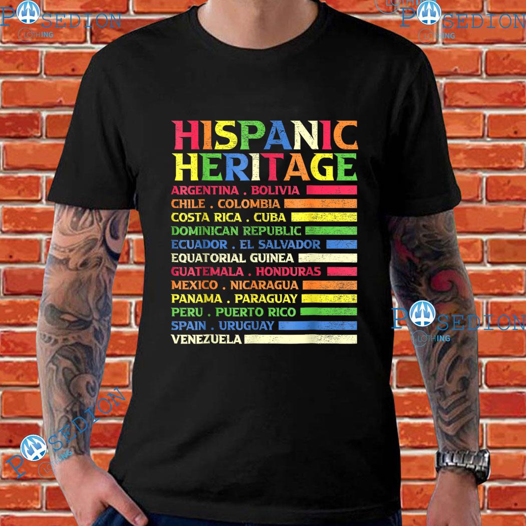 Hispanic Heritage Month T-shirt. Latino Heritage Shirt. 