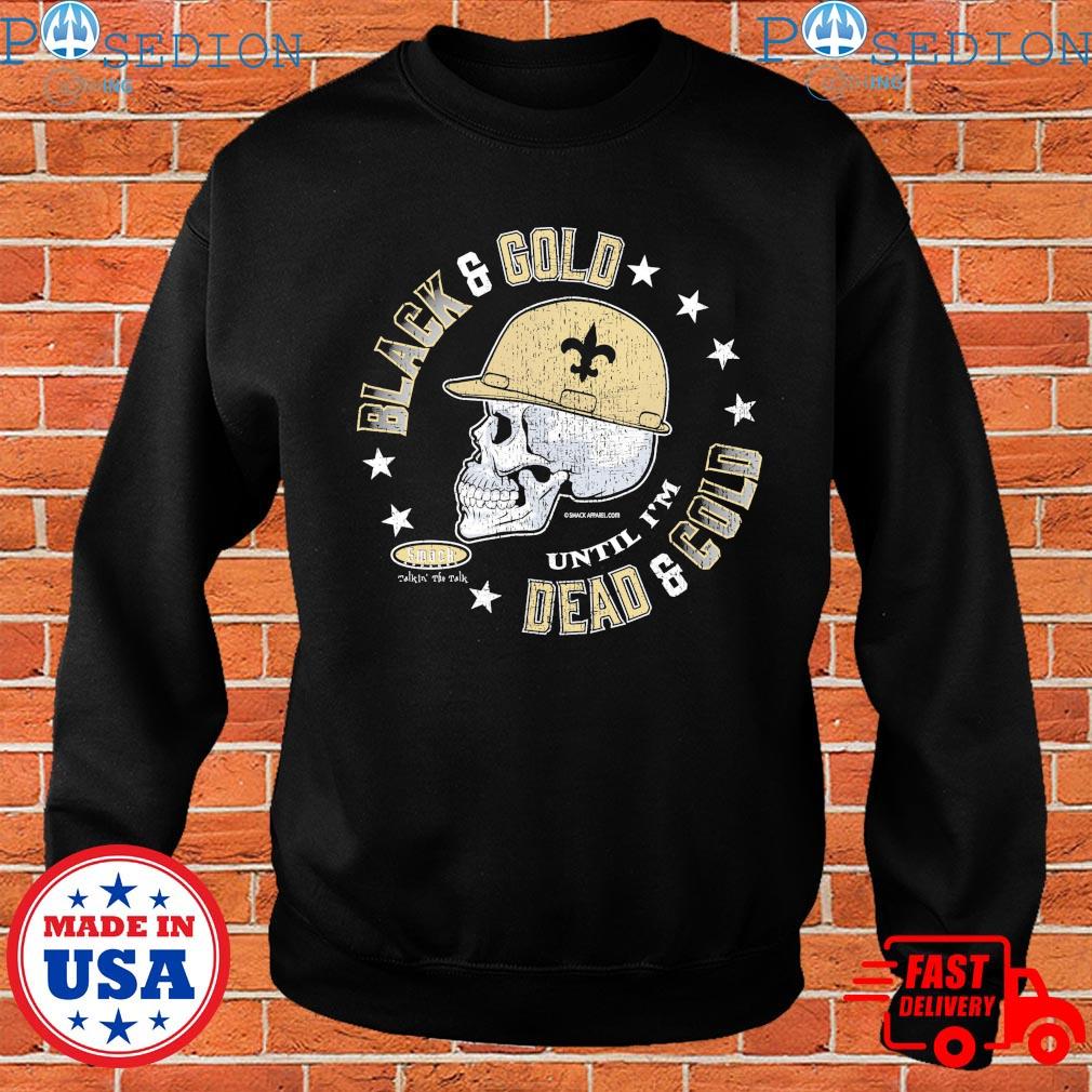 New Orleans Saints Skull T-Shirt