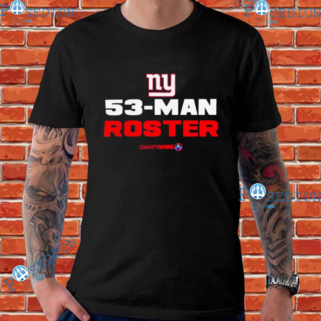 New York Giants 53-Man Roster T-shirts, hoodie, sweater, long sleeve and  tank top