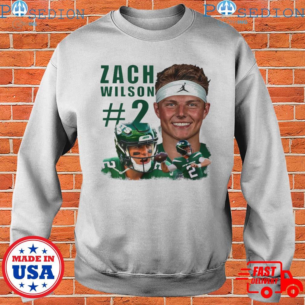 Official new York Jets Zach Wilson #2 T-Shirts, hoodie, tank top, sweater  and long sleeve t-shirt