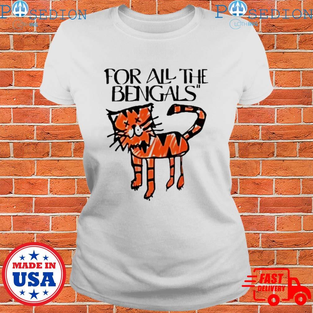 For All The Bengals Tiger T Shirt - Long Sleeve T Shirt