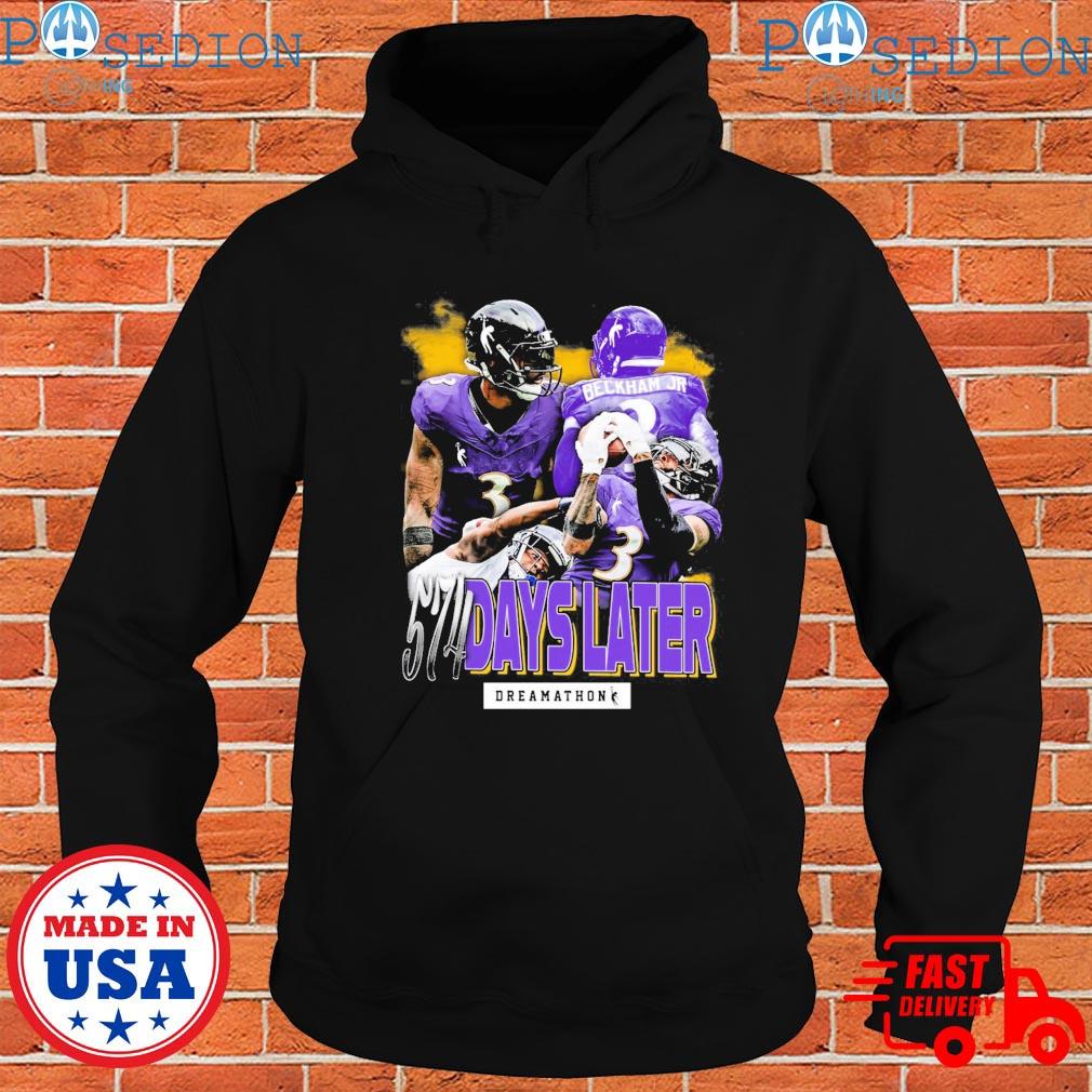 Official odell Beckham Jr. 574 Days Later Dreams T-Shirt, hoodie