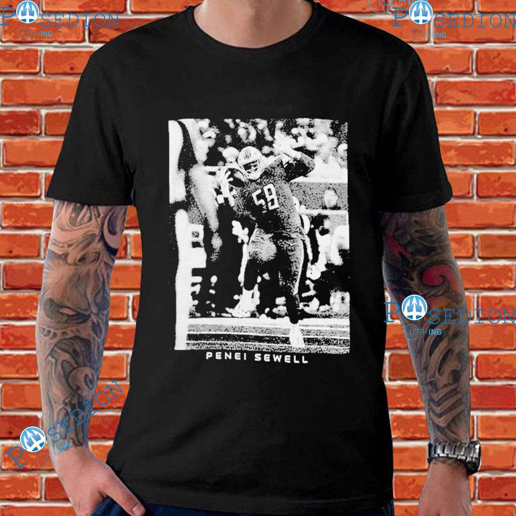 Penei Sewell Detroit Lions Majestic Threads Graphic T-Shirts, hoodie,  sweater, long sleeve and tank top