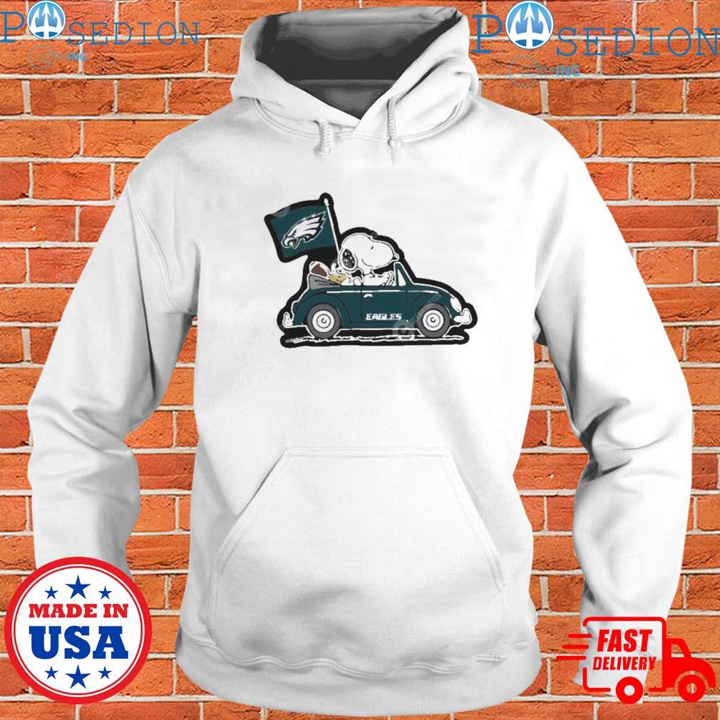 Philadelphia Eagles Snoopy And Woodstock Drive Car 2023 Super Bowl