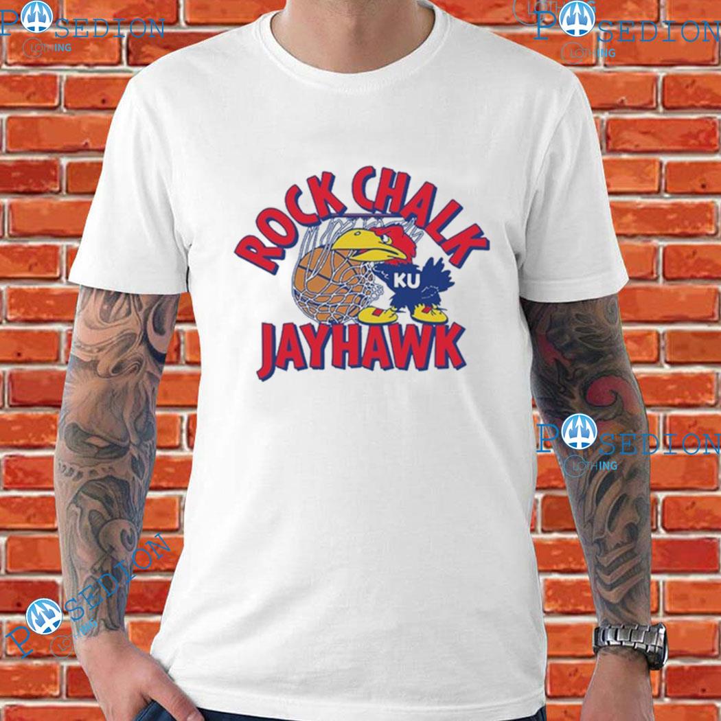 Kansas Jayhawks Rock Chalk Jayhawk T-Shirt - Royal