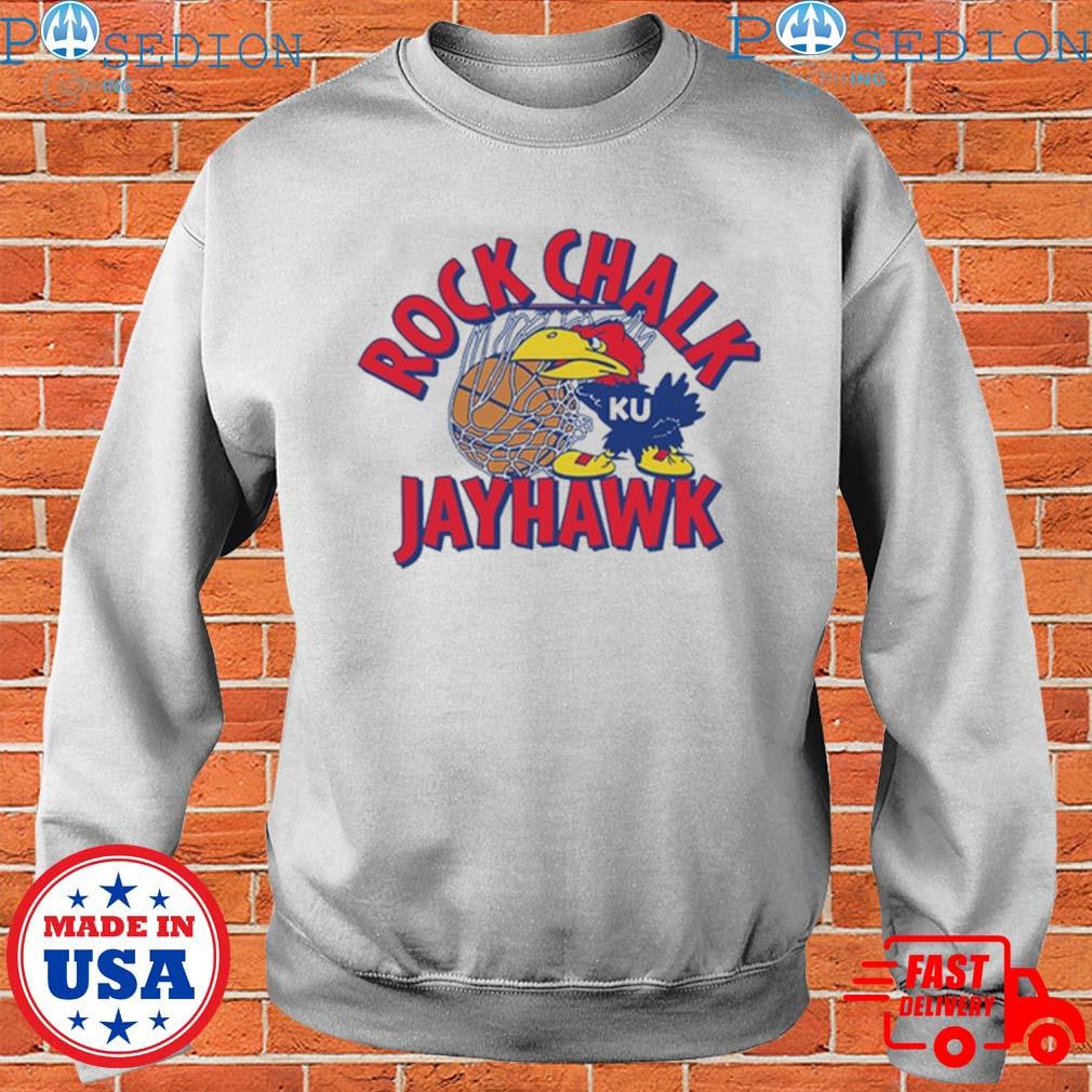 Kansas Jayhawks Rock Chalk Jayhawk T-Shirt - Royal