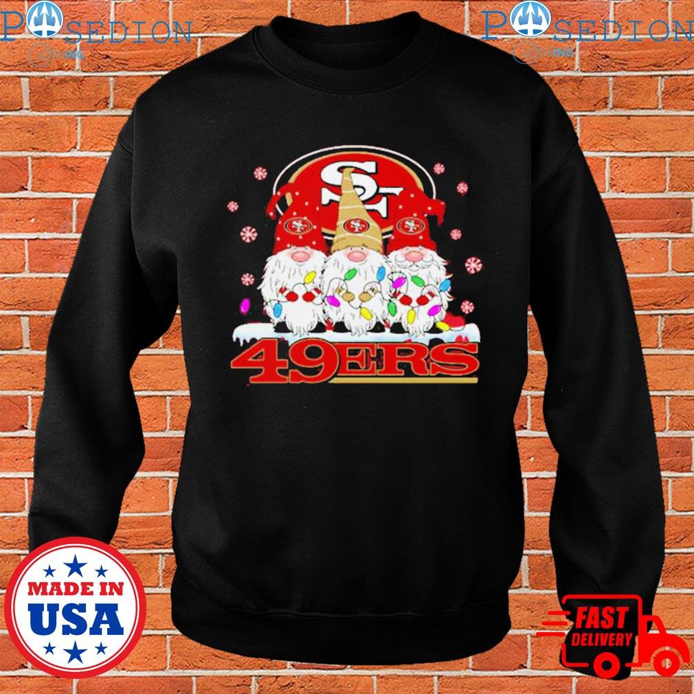 San Francisco 49ers Football Gnomes Christmas 2023 T-Shirts