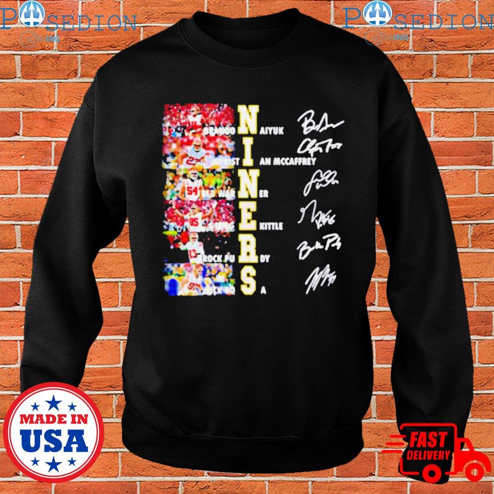 San Francisco 49ers All Time Greats Players Signatures shirt, hoodie,  sweater and long sleeve