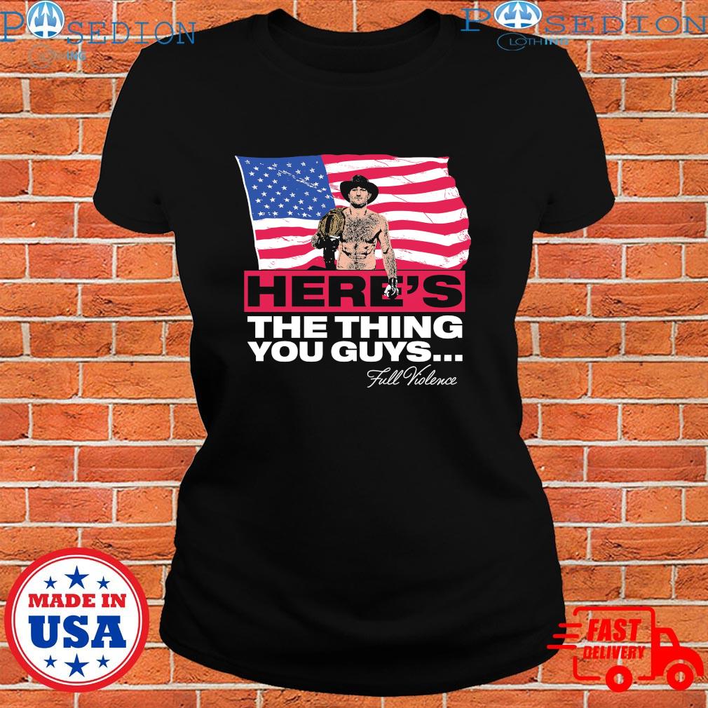 Official here's The Thing You Guys Sean Strickland American Flag Shirt,  hoodie, sweater, long sleeve and tank top