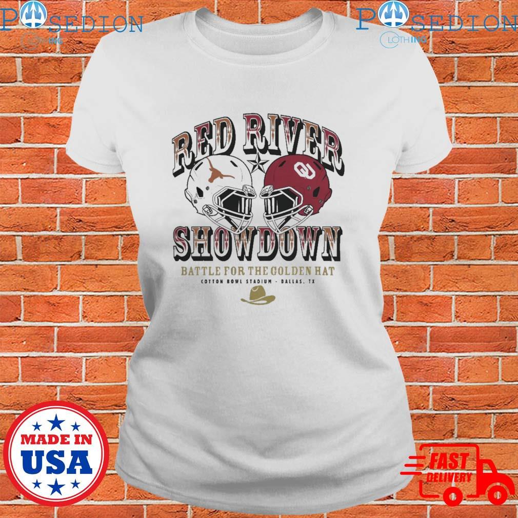 Red River Rivalry Texas Longhorns vs Oklahoma Sooners Battle For The Golden  Hat 2023 shirt, hoodie, sweater, long sleeve and tank top