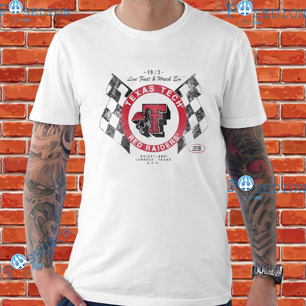 Texas Tech 1923 Live Fast And Wreck 'Em Raider Land Lubbock Texas USA 23 T- Shirts, hoodie, sweater, long sleeve and tank top