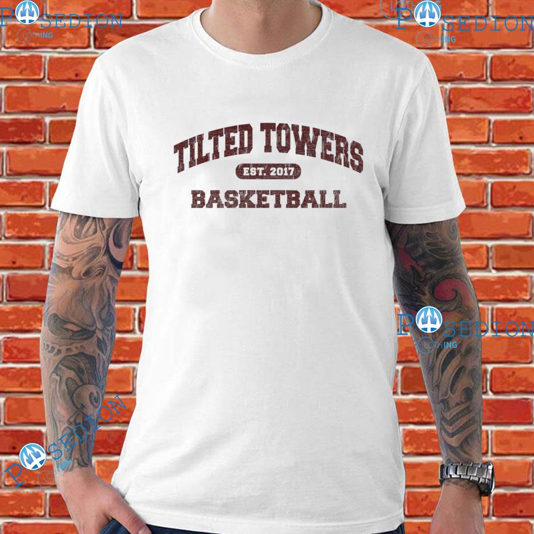 tilted towers t shirt