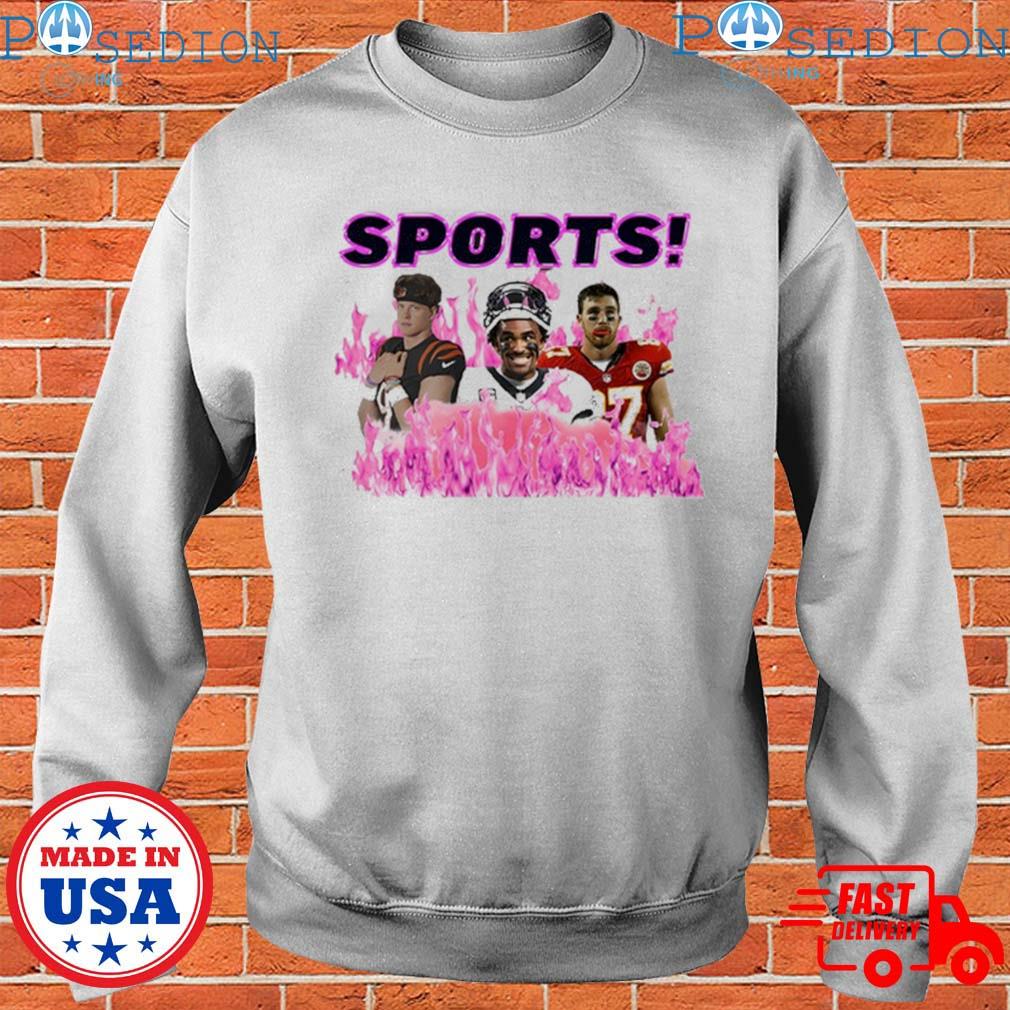 Official Sports Joe Burrow Travis Kelce Shirt, hoodie, sweater, long sleeve  and tank top