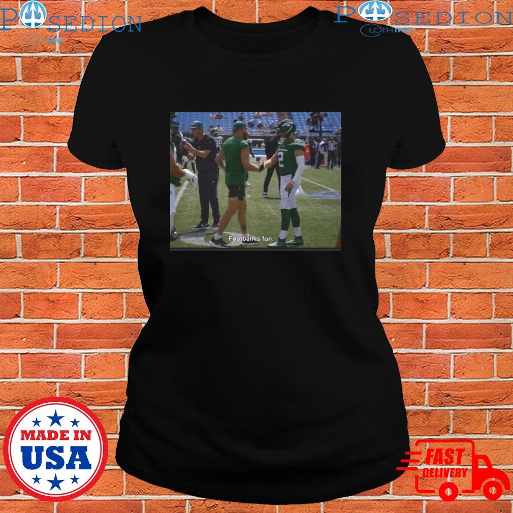 Official zach Wilson Football Is Fun T-Shirts, hoodie, tank top, sweater  and long sleeve t-shirt