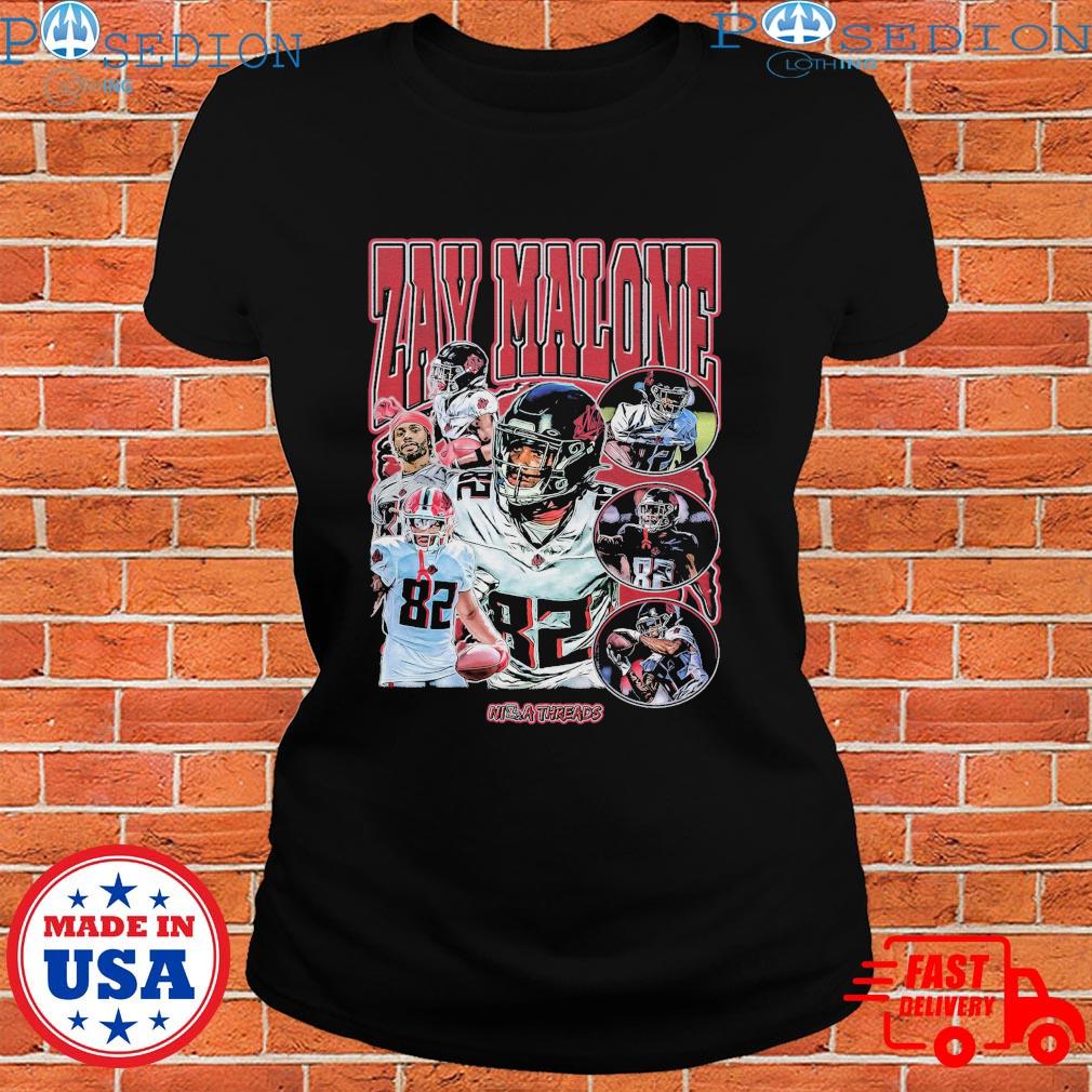 Official Zay malone atlanta falcons vintage T-shirt, hoodie, tank