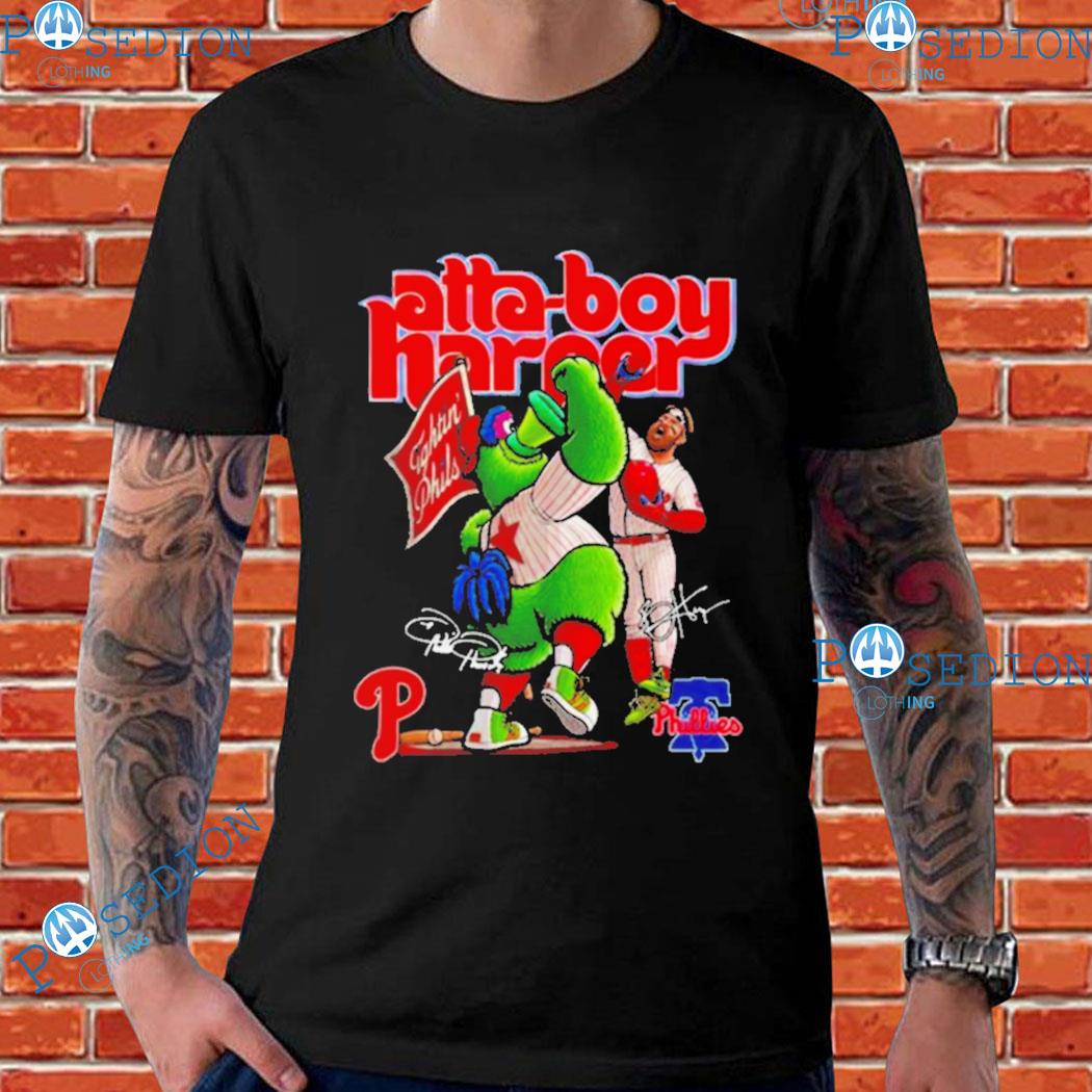 Att-boyu Harper Fightin’ Phils Signature T-Shirt