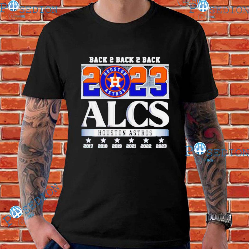 Back 2 Back 2 Back 2023 ALCS Houston Astros Unisex T-Shirt - Torunstyle