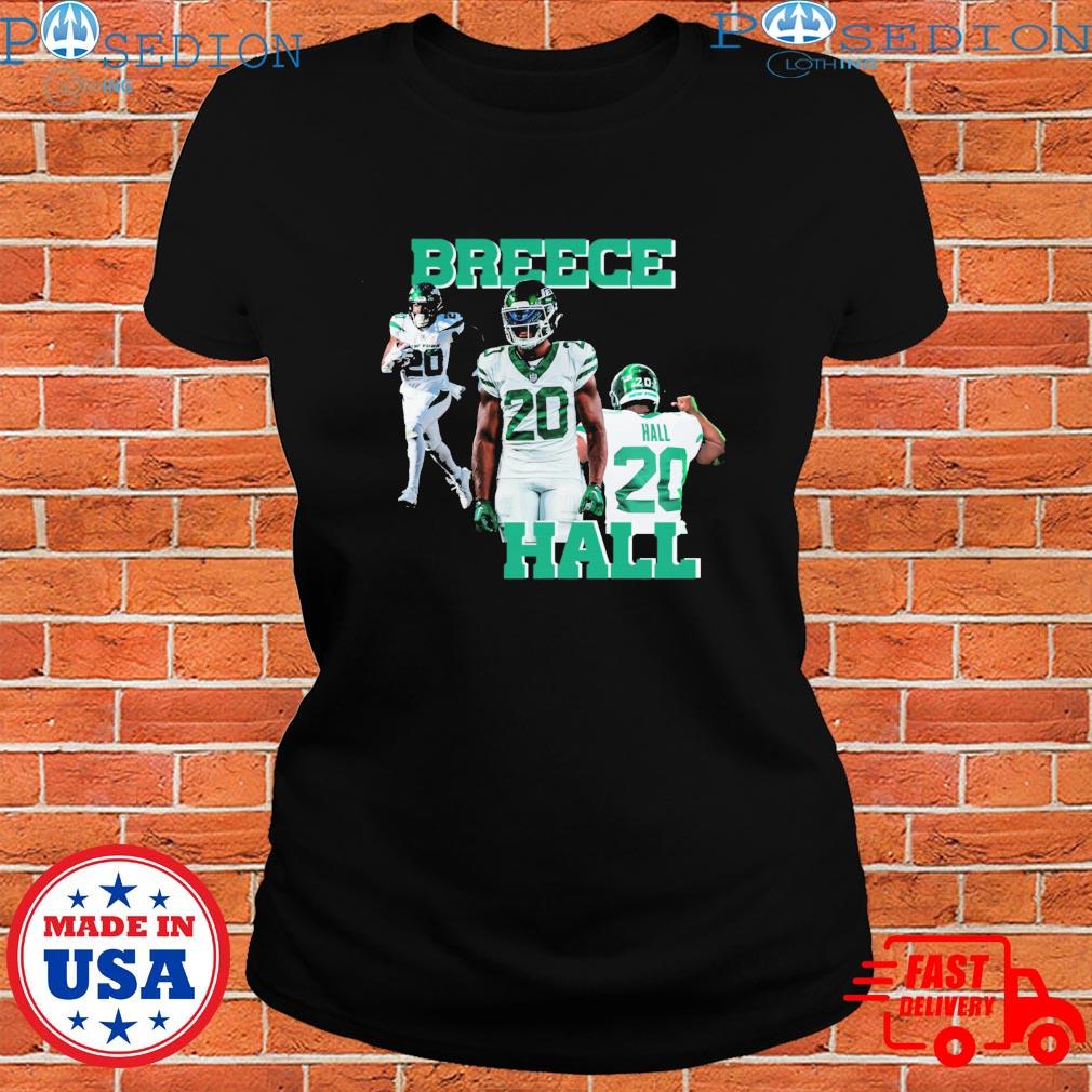 Breece Hall 20 New York Jets player football poster shirt, hoodie, sweater,  long sleeve and tank top