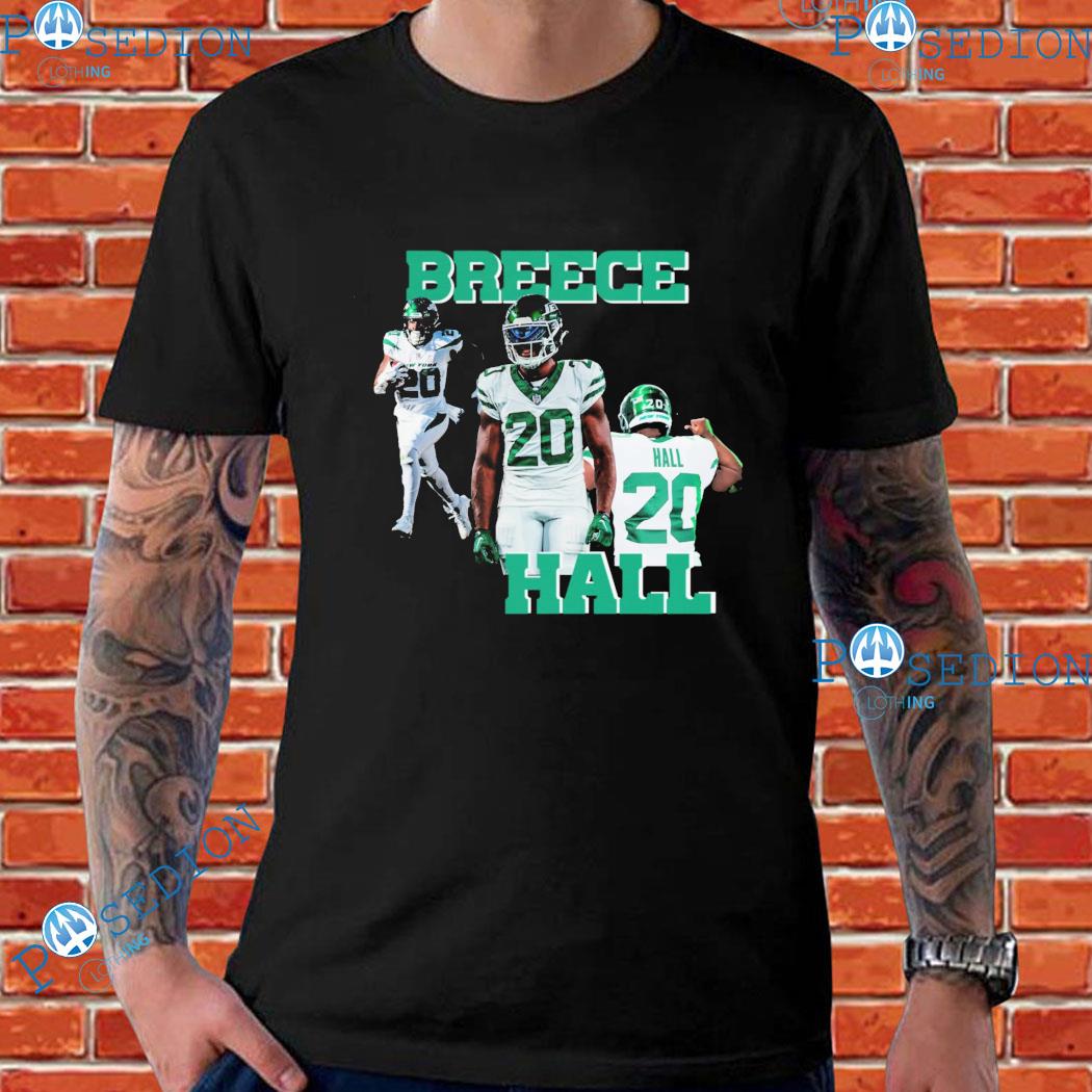 Breece Hall 20 New York Jets player football poster shirt, hoodie, sweater,  long sleeve and tank top