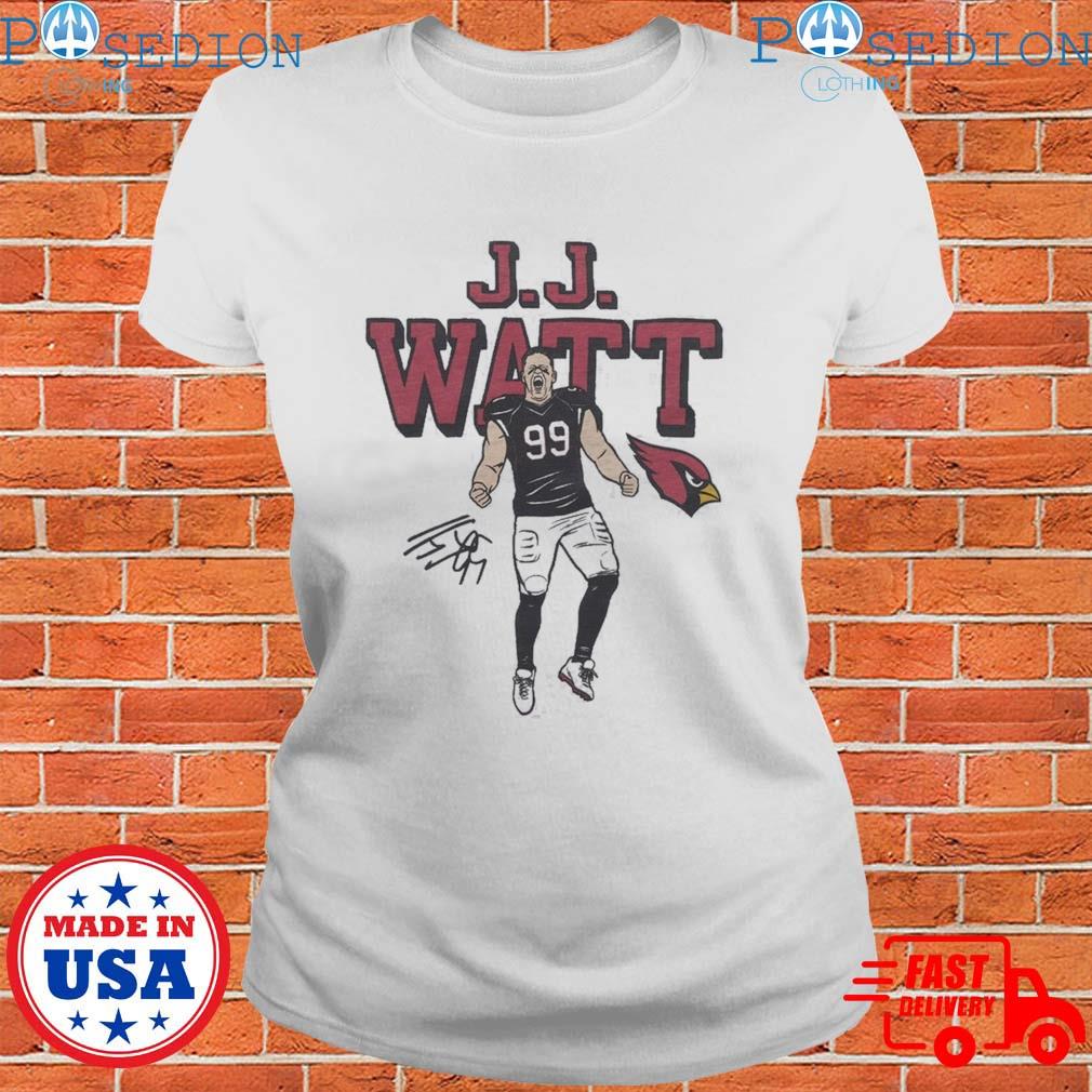 Arizona Cardinals Fashion Name & Number T-Shirt - JJ Watt - Mens