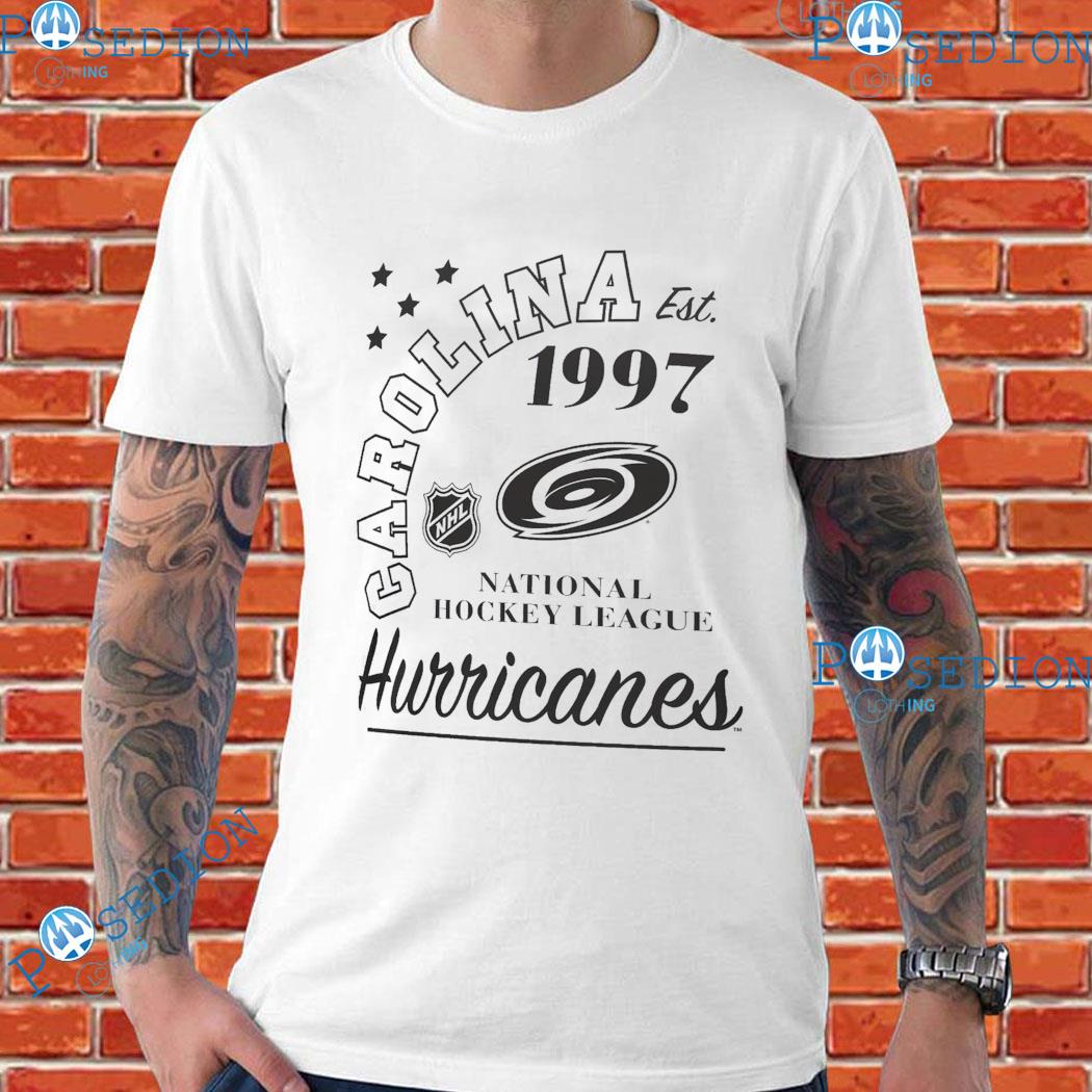 Men's Starter White Carolina Hurricanes Arch City Team Graphic T-Shirt Size: Small