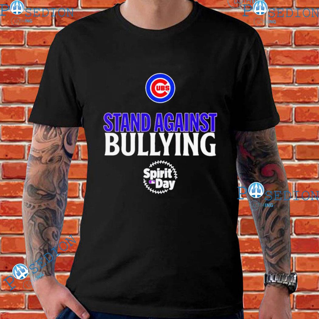 Chicago Cubs Spirit Day Stand Against Bullying T-Shirts