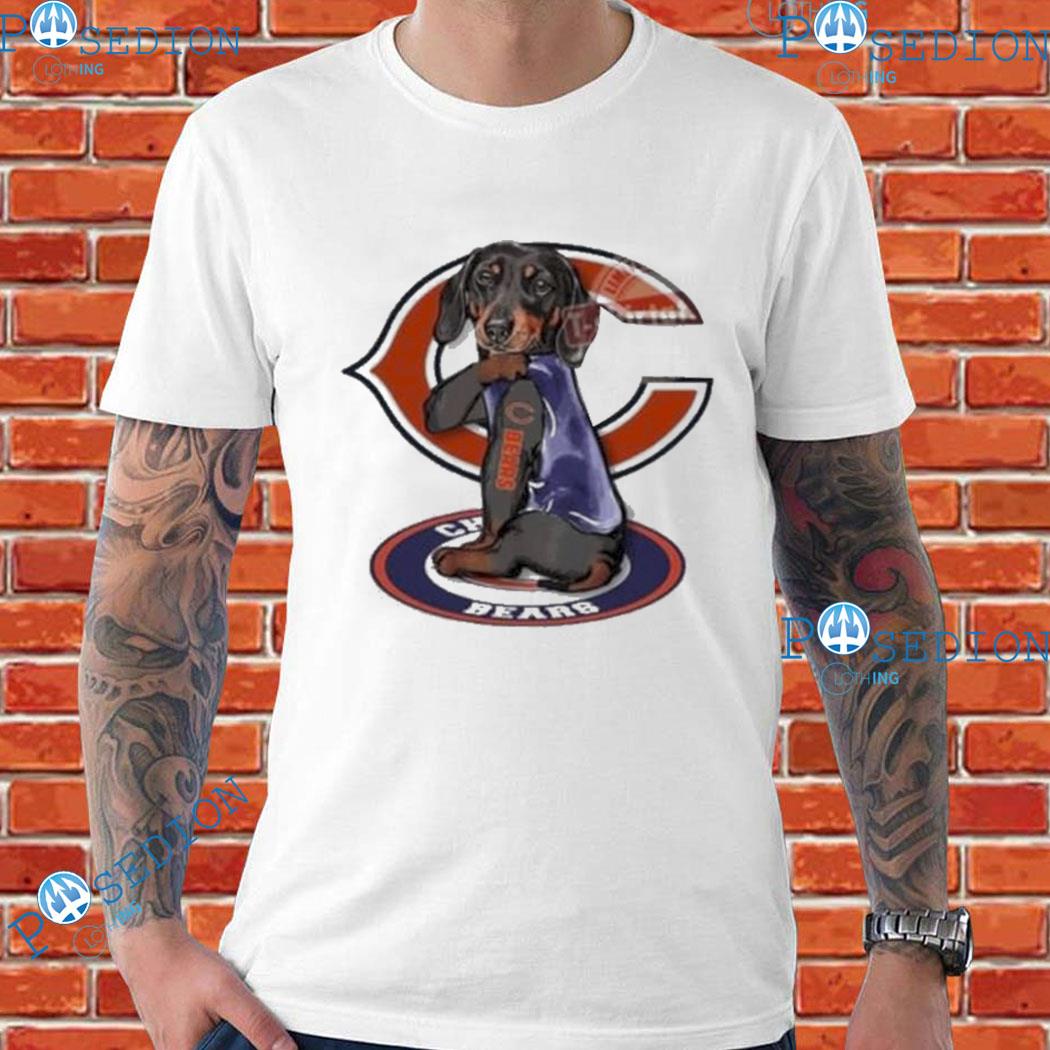 Chicago Bear Dachshund Dogs T-Shirt - TeeNavi