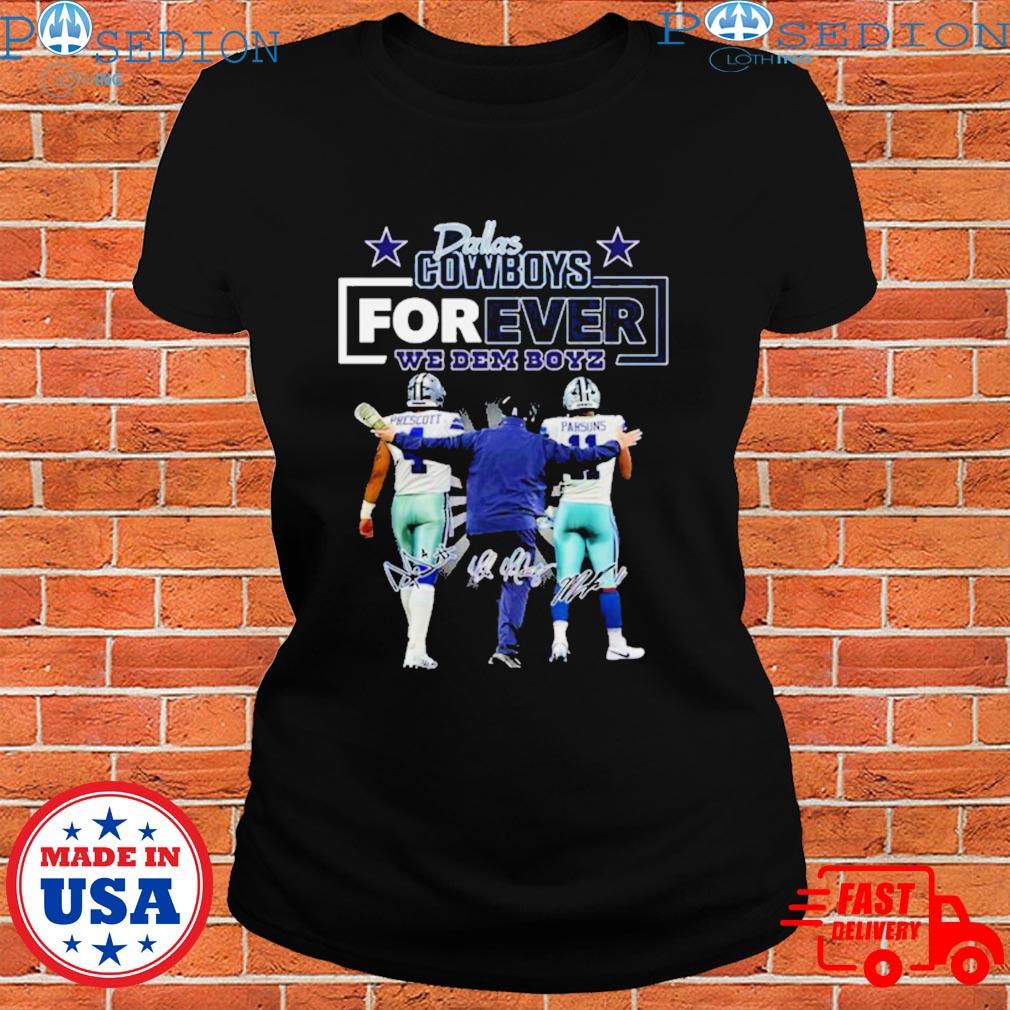 Official dallas Cowboys Forever We Dem Boyz Dak Prescott And Micah Parsons  Signatures T-Shirt, hoodie, tank top, sweater and long sleeve t-shirt