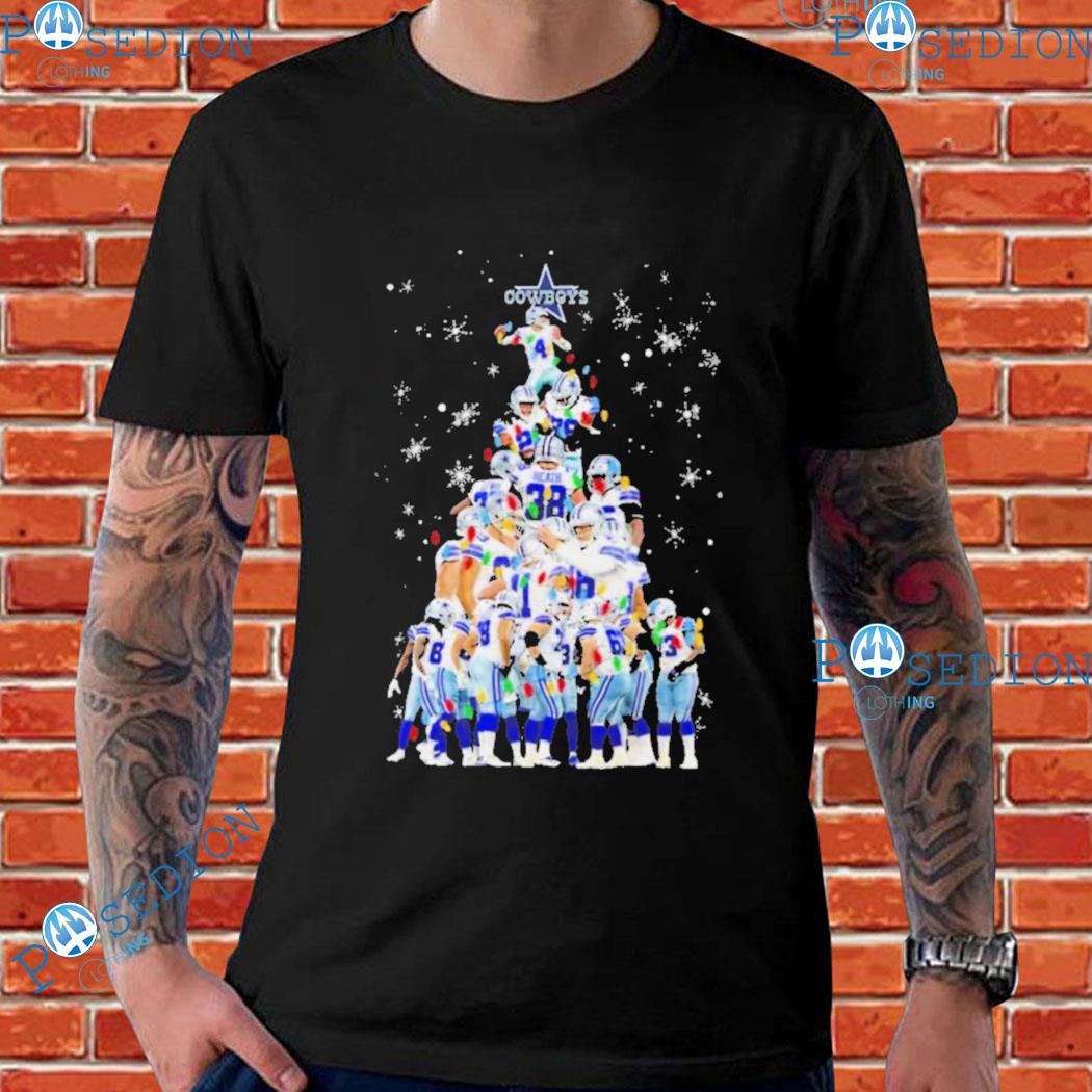 Dallas Cowboys Team Players Christmas Tree 2023 T-shirts