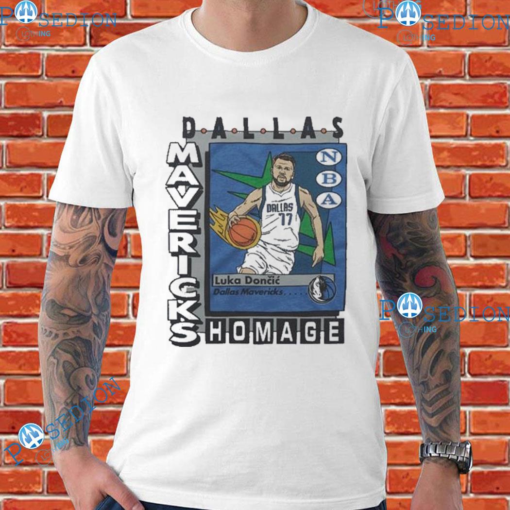 Official Luka Doncic Dallas Mavericks Trading Card NBA T-shirt - T-Shirts