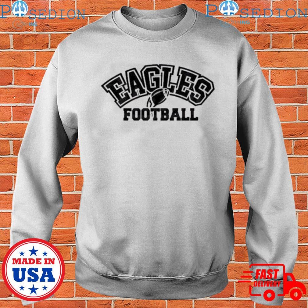 Eagles Long Sleeve T-Shirt Tri Color Logo 3XL / White