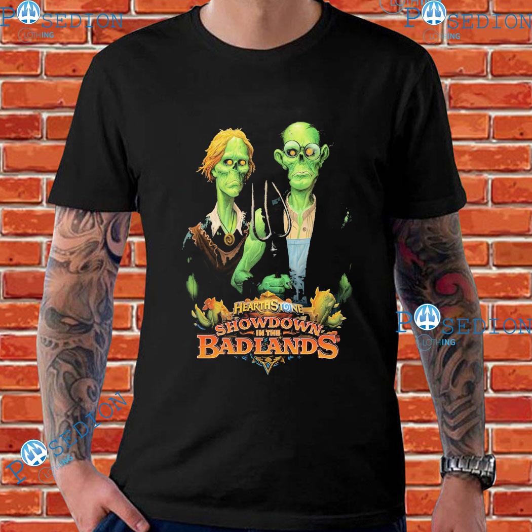 Official hearthstone Showdown in The Badlands Halloween Shirt, hoodie,  sweater, long sleeve and tank top