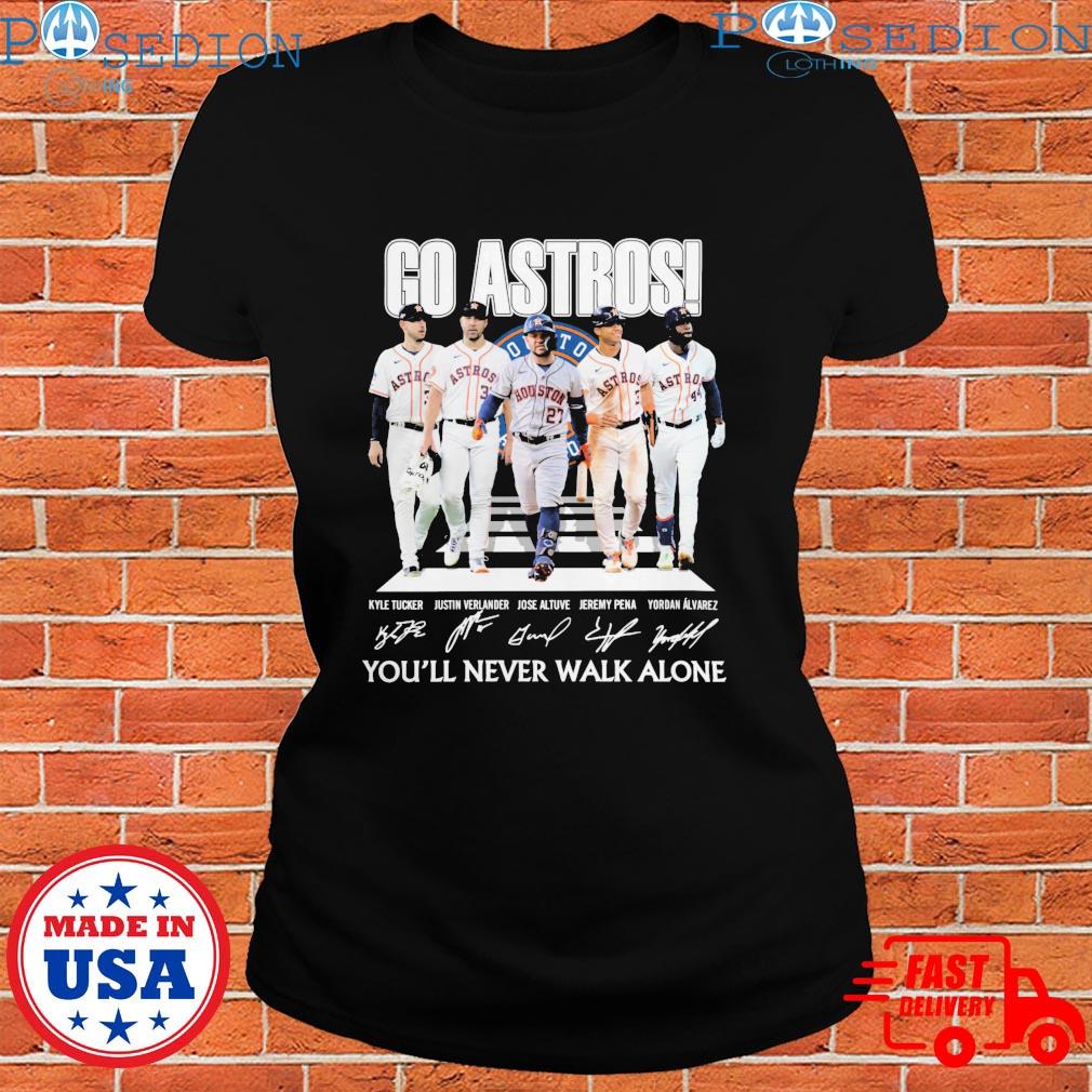 Official houston Astros Abbey Road You'Ll Never Walk Alone Go