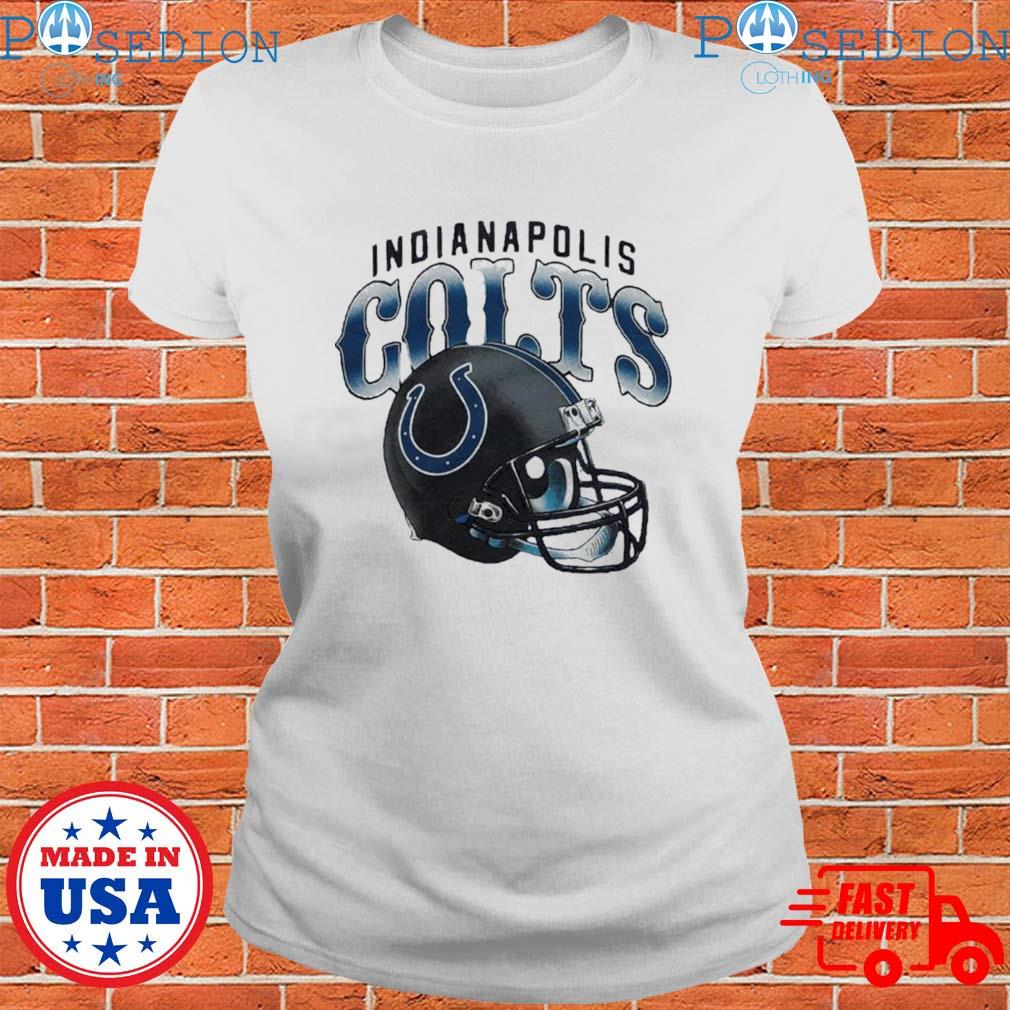 Indianapolis Colts T Shirt Mens 2XL Blue Helmet Logo Tie Dye NFL Fan TShirt  Tye