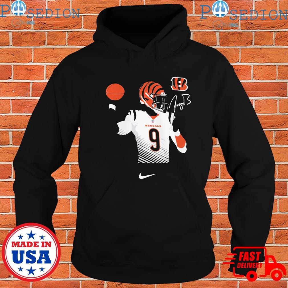 Joe Burrow 9 Cincinnati Bengals Nike logo Shirt, hoodie, sweater