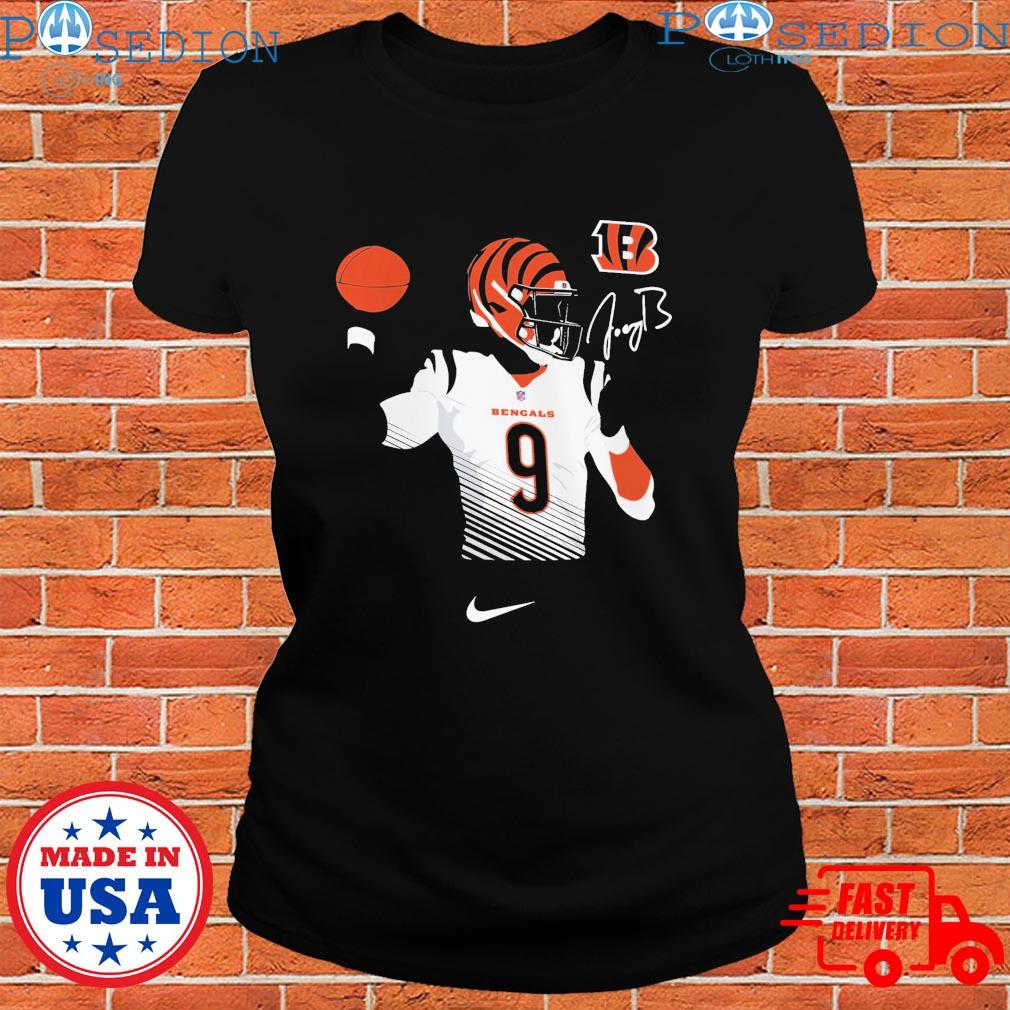 Official joe burrow cincinnati bengals nike youth player name & number  shirt, hoodie, sweater, long sleeve and tank top